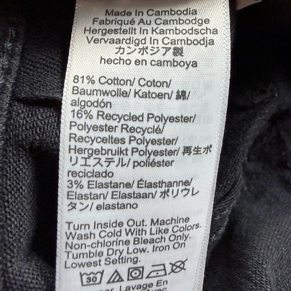 NWOT Madewell Women's Perfect Vintage Wide-Leg Jean Black Rinse Wash Size 23 - Picture 9 of 13